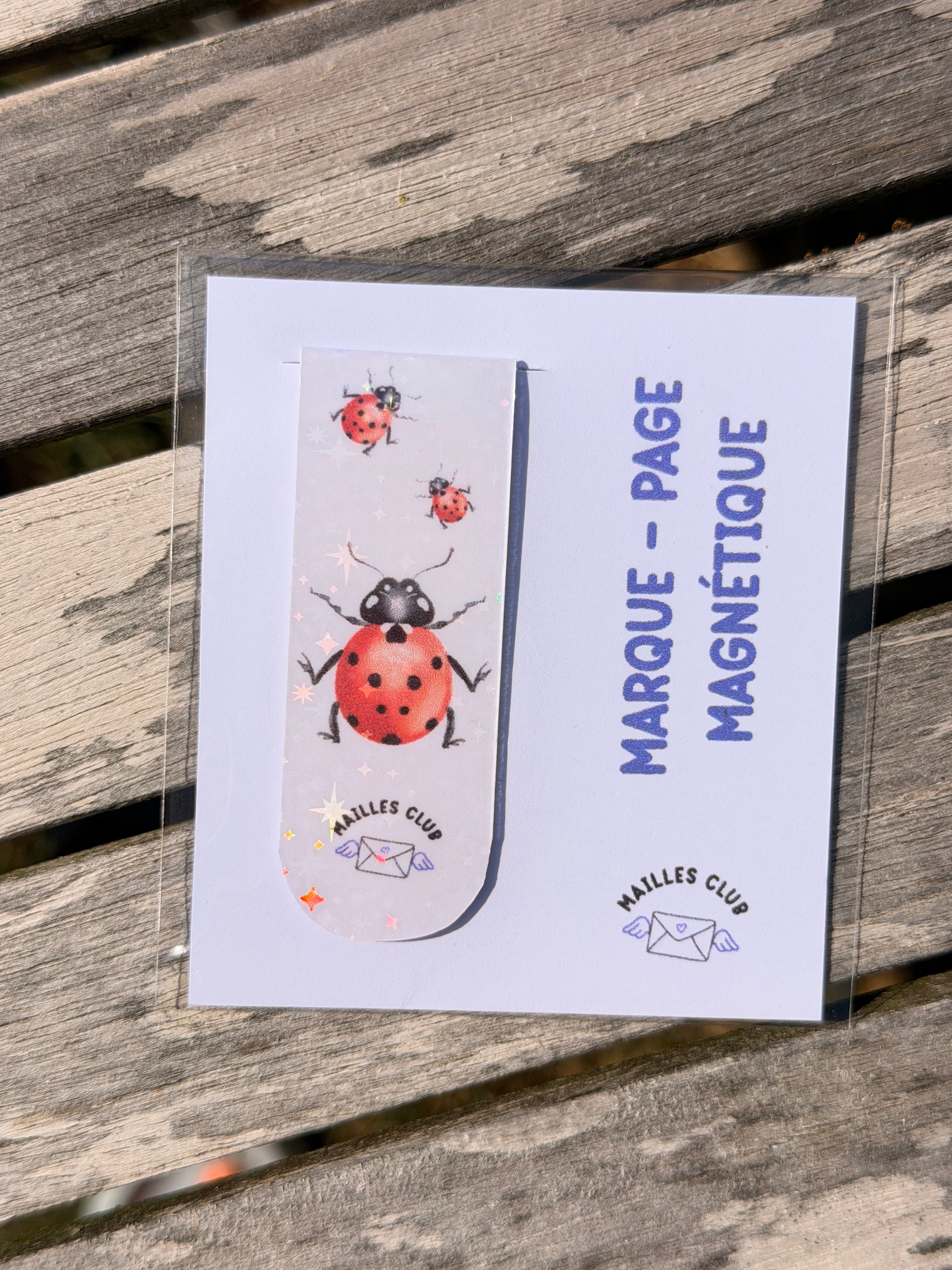 Marque-Page Magnétique Coccinelle